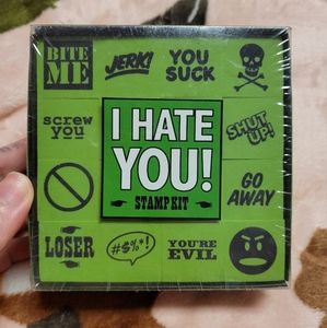 'I Hate You' Graphic Stamp Set